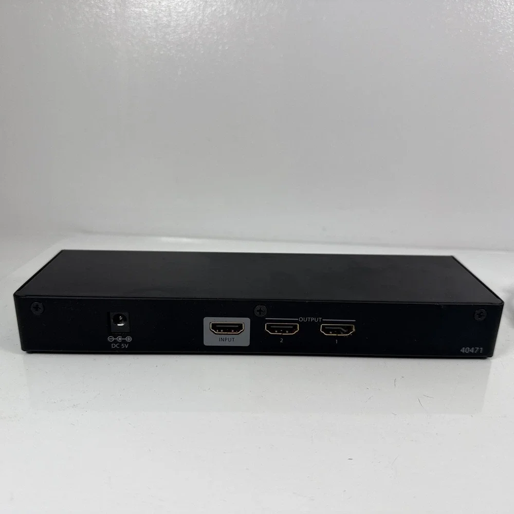 TruLink C2G 2-Port HDMI‎ Splitter W Power Cable 40471